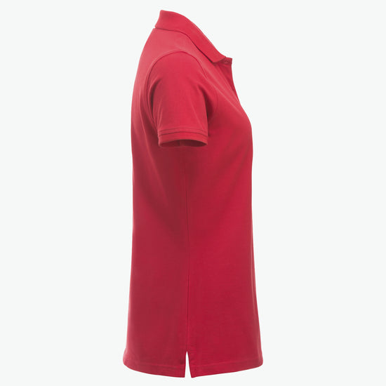 Clique Classic Marion S/S Polo - Rood Polo Dames Clique