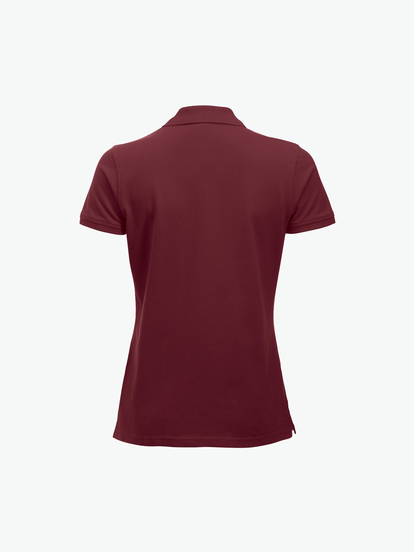 Clique Classic Marion S/S Polo - Bordeaux Polo Dames Clique
