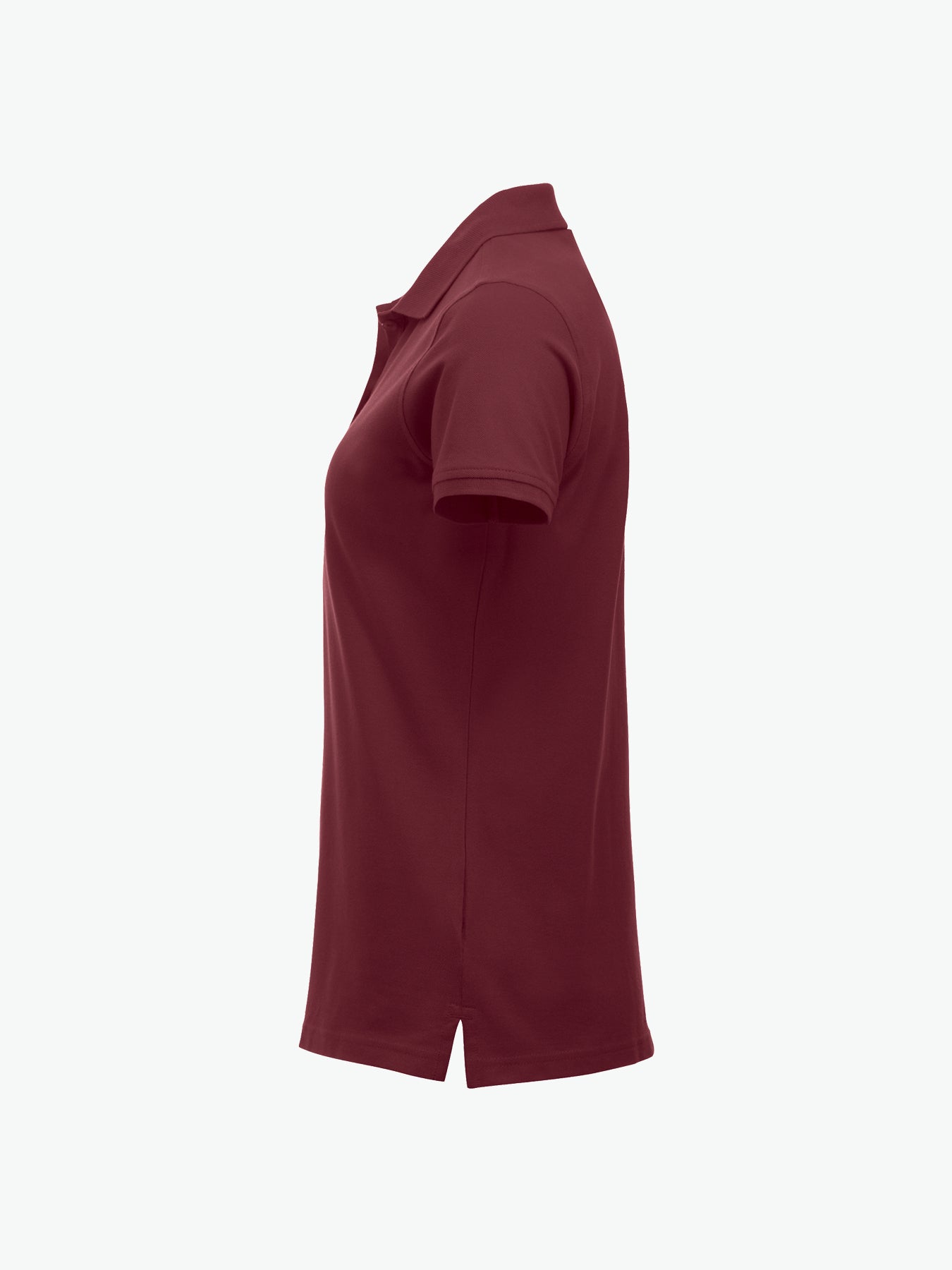 Clique Classic Marion S/S Polo - Bordeaux Polo Dames Clique