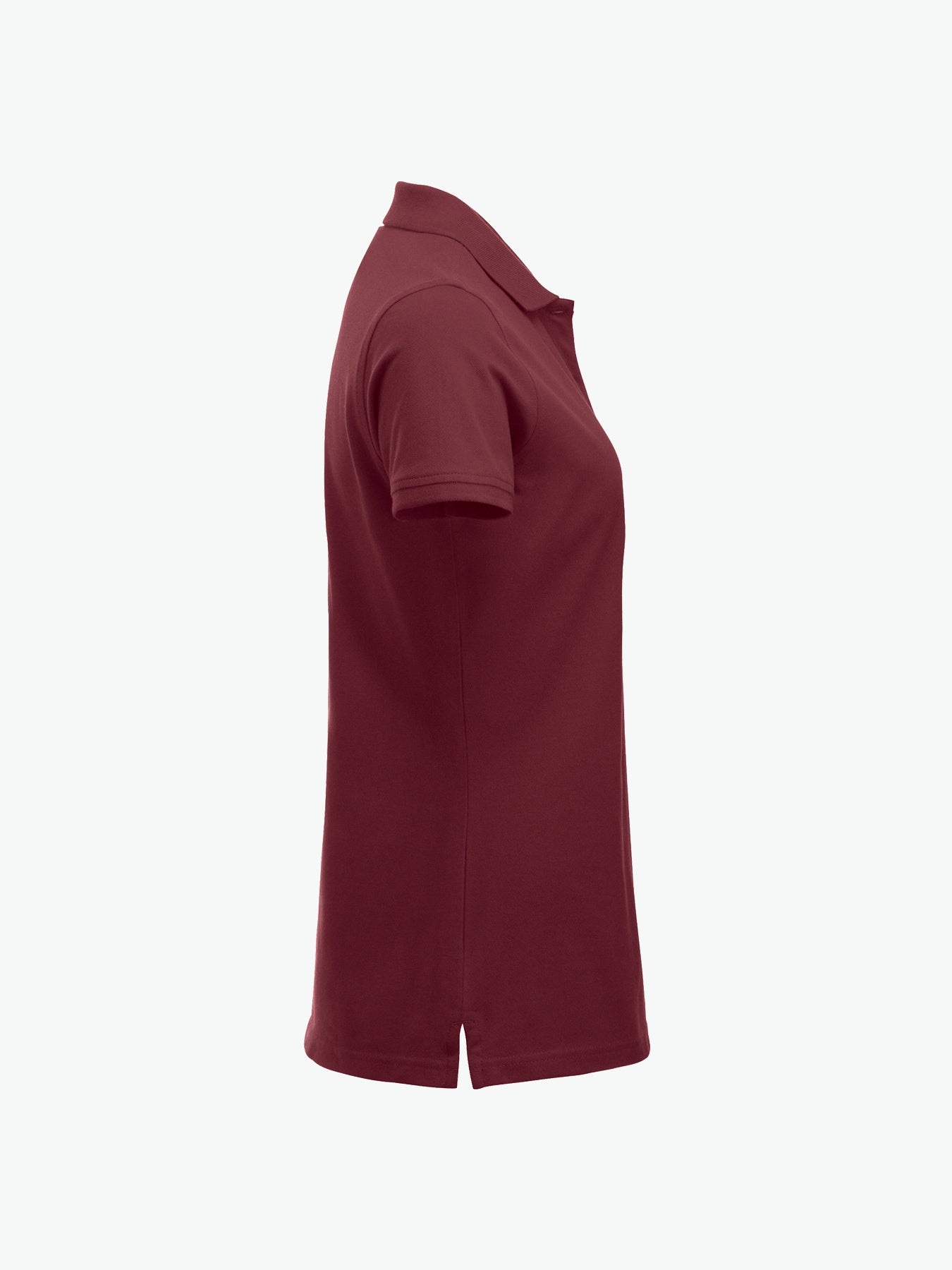 Clique Classic Marion S/S Polo - Bordeaux Polo Dames Clique