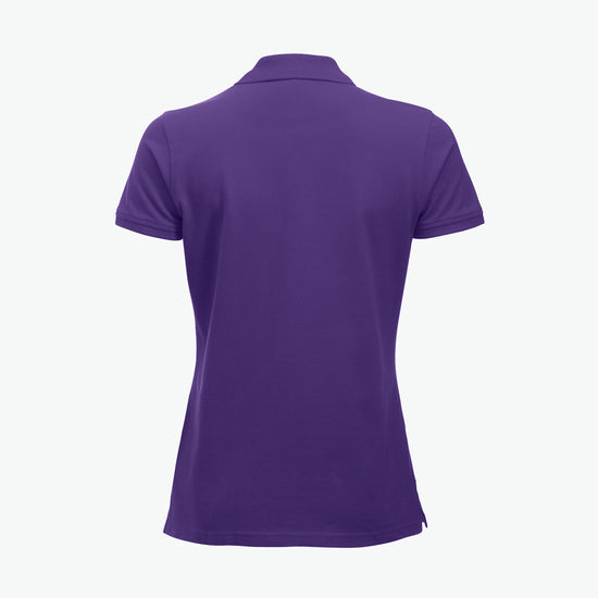 Clique Classic Marion S/S Polo - Helder Lila Polo Dames Clique