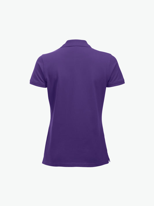 Clique Classic Marion S/S Polo - Helder Lila Polo Dames Clique