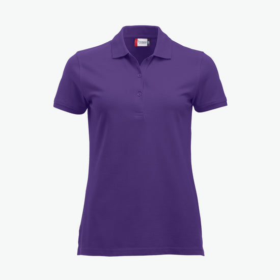 Clique Classic Marion S/S Polo - Helder Lila Polo Dames Clique XS