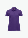 Clique Classic Marion S/S Polo - Helder Lila Polo Dames Clique XS
