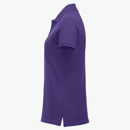 Clique Classic Marion S/S Polo - Helder Lila Polo Dames Clique