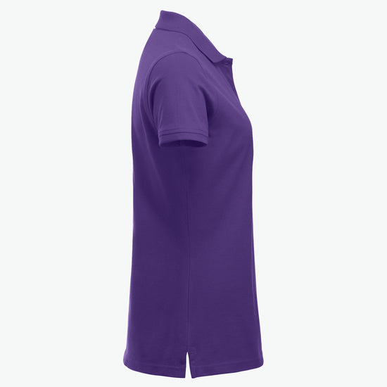 Clique Classic Marion S/S Polo - Helder Lila Polo Dames Clique