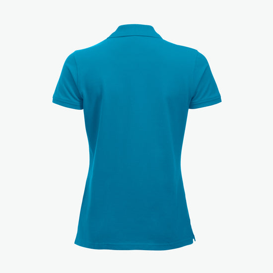 Clique Classic Marion S/S Polo - Turquoise Polo Dames Clique