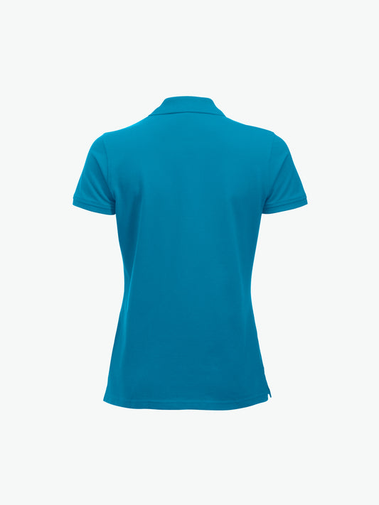 Clique Classic Marion S/S Polo - Turquoise Polo Dames Clique