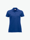 Clique Classic Marion S/S Polo - Blauw Polo Dames Clique XS