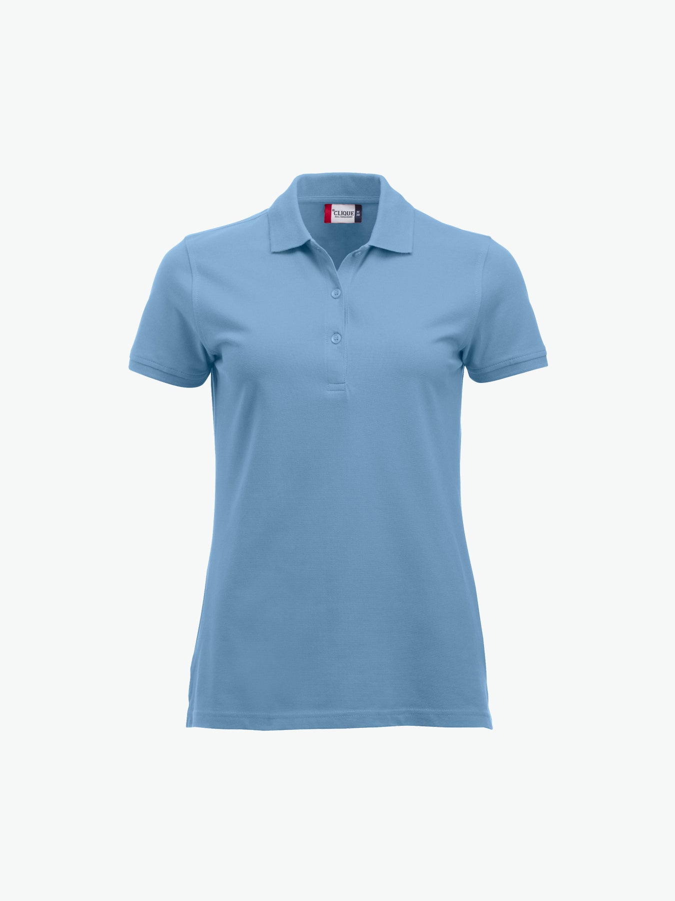 Clique Classic Marion S/S Polo - Lichtblauw Polo Dames Clique XS