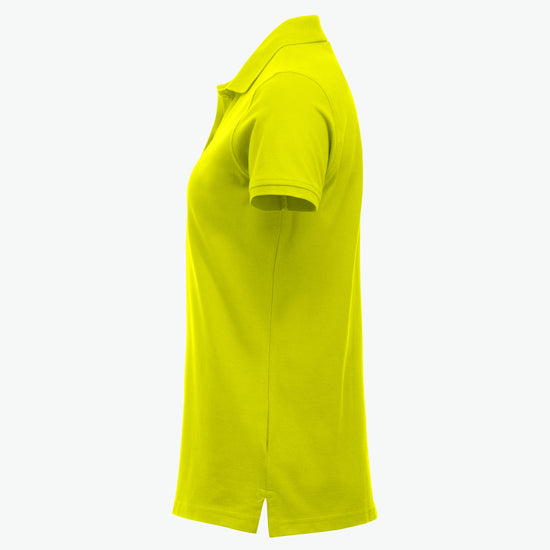 Clique Classic Marion S/S Polo - Signaalgroen Polo Dames Clique