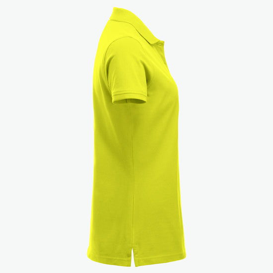 Clique Classic Marion S/S Polo - Signaalgroen Polo Dames Clique