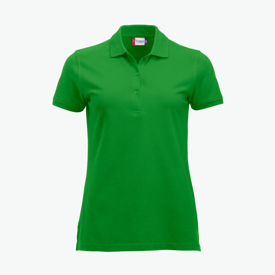 Clique Classic Marion S/S Polo - Appelgroen Polo Dames Clique XS