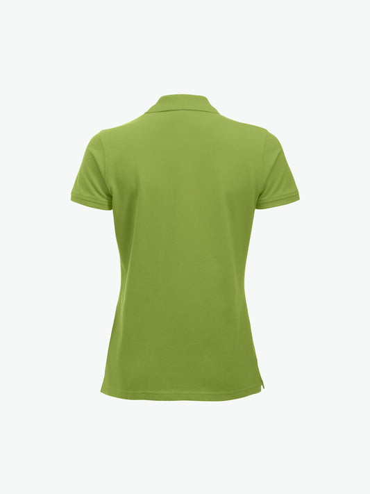 Clique Classic Marion S/S Polo - Lichtgroen Polo Dames Clique