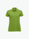 Clique Classic Marion S/S Polo - Lichtgroen Polo Dames Clique XS