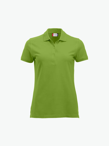 Clique Classic Marion S/S Polo - Lichtgroen Polo Dames Clique XS