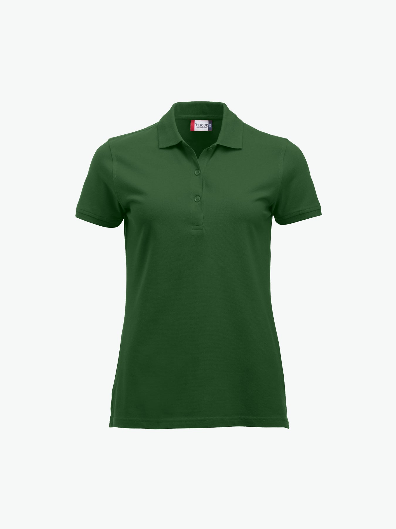 Clique Classic Marion S/S Polo - Flessengroen Polo Dames Clique XS