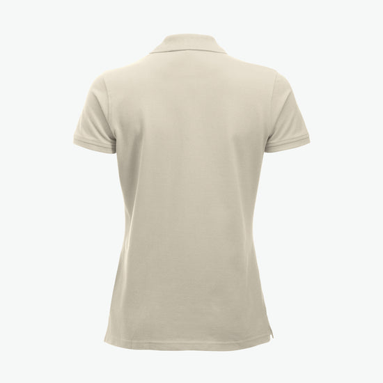 Clique Classic Marion S/S Polo - Licht Khaki Polo Dames Clique