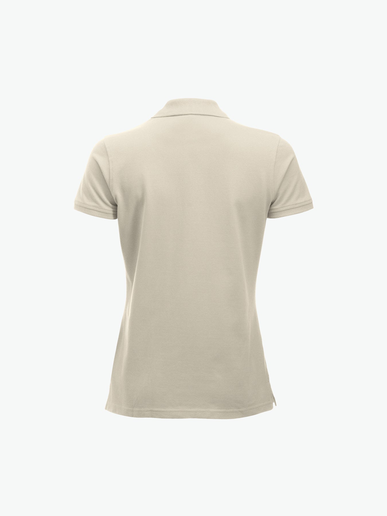 Clique Classic Marion S/S Polo - Licht Khaki Polo Dames Clique