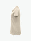 Clique Classic Marion S/S Polo - Licht Khaki Polo Dames Clique