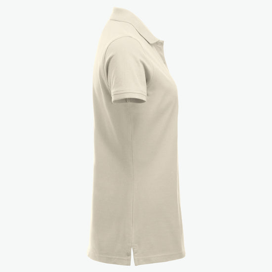 Clique Classic Marion S/S Polo - Licht Khaki Polo Dames Clique