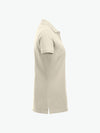 Clique Classic Marion S/S Polo - Licht Khaki Polo Dames Clique