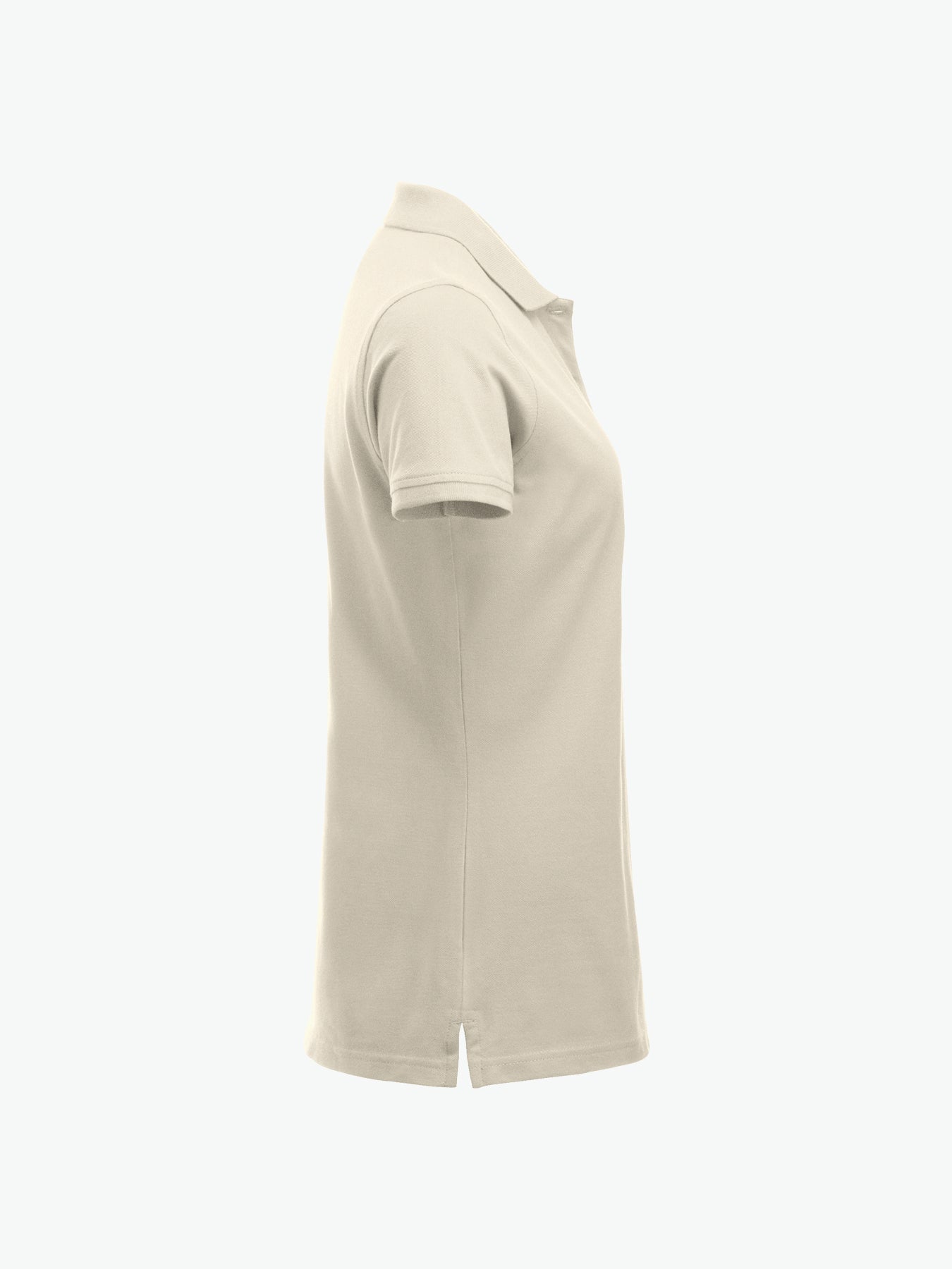 Clique Classic Marion S/S Polo - Licht Khaki Polo Dames Clique