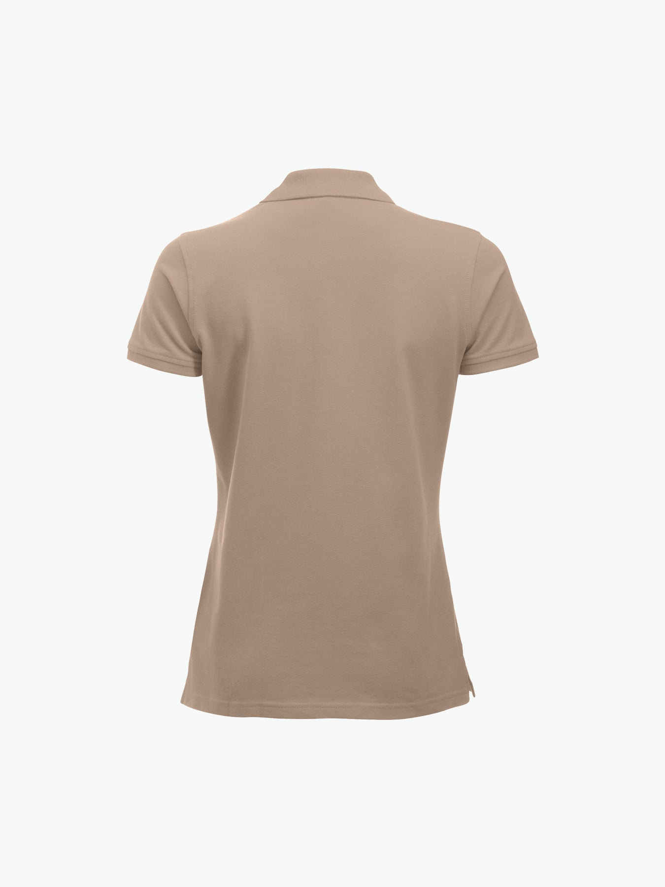 Clique Classic Marion S/S Polo - Caffe Latte Polo Dames Clique