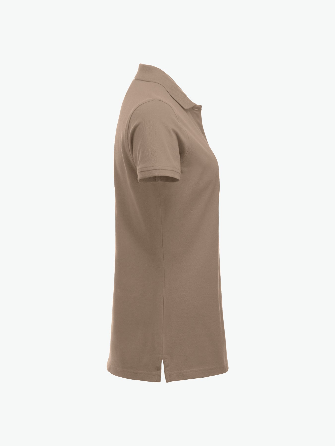 Clique Classic Marion S/S Polo - Caffe Latte Polo Dames Clique