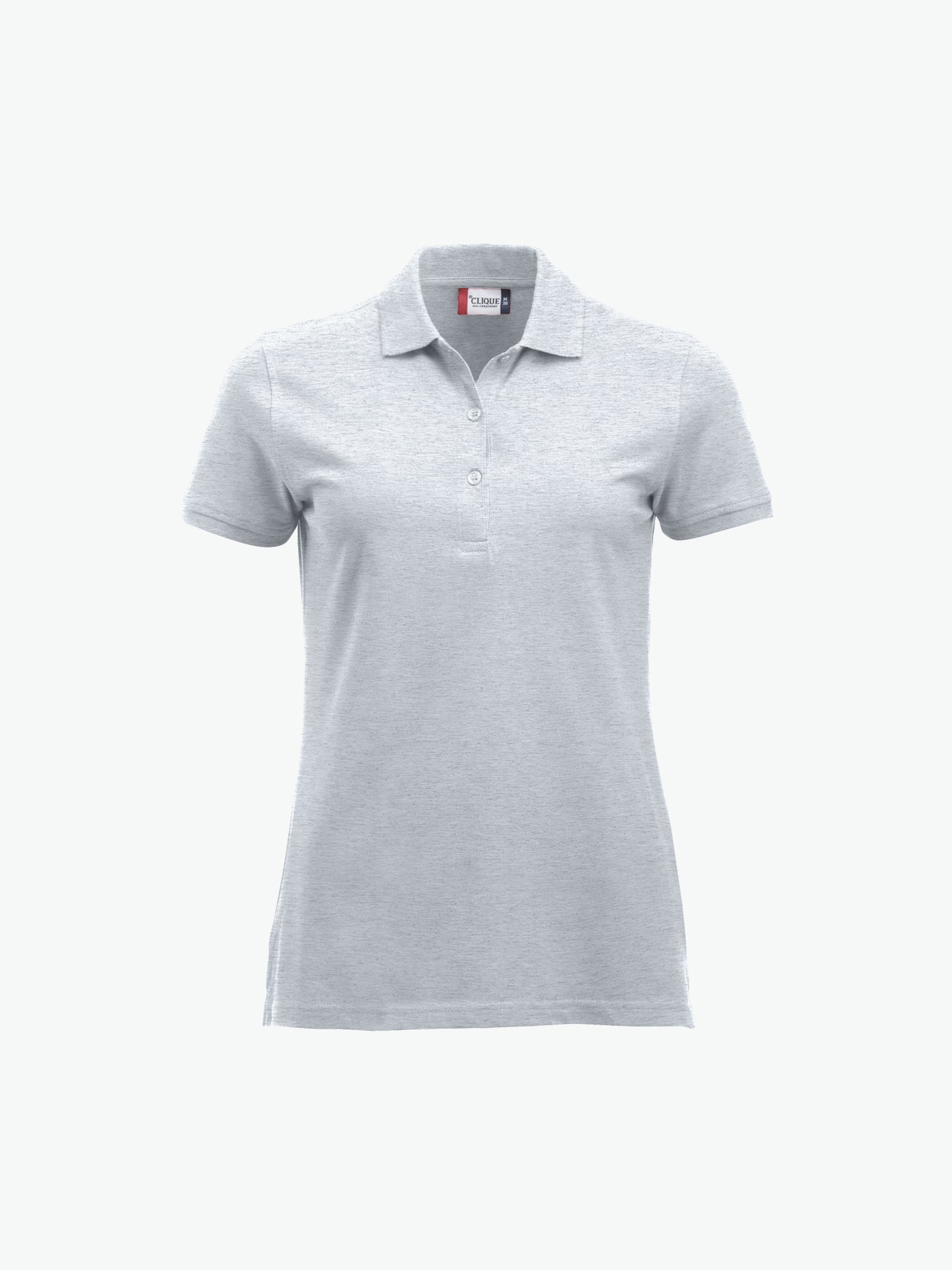 Clique Classic Marion S/S Polo - Ash Polo Dames Clique XS