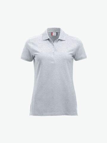 Clique Classic Marion S/S Polo - Ash Polo Dames Clique XS