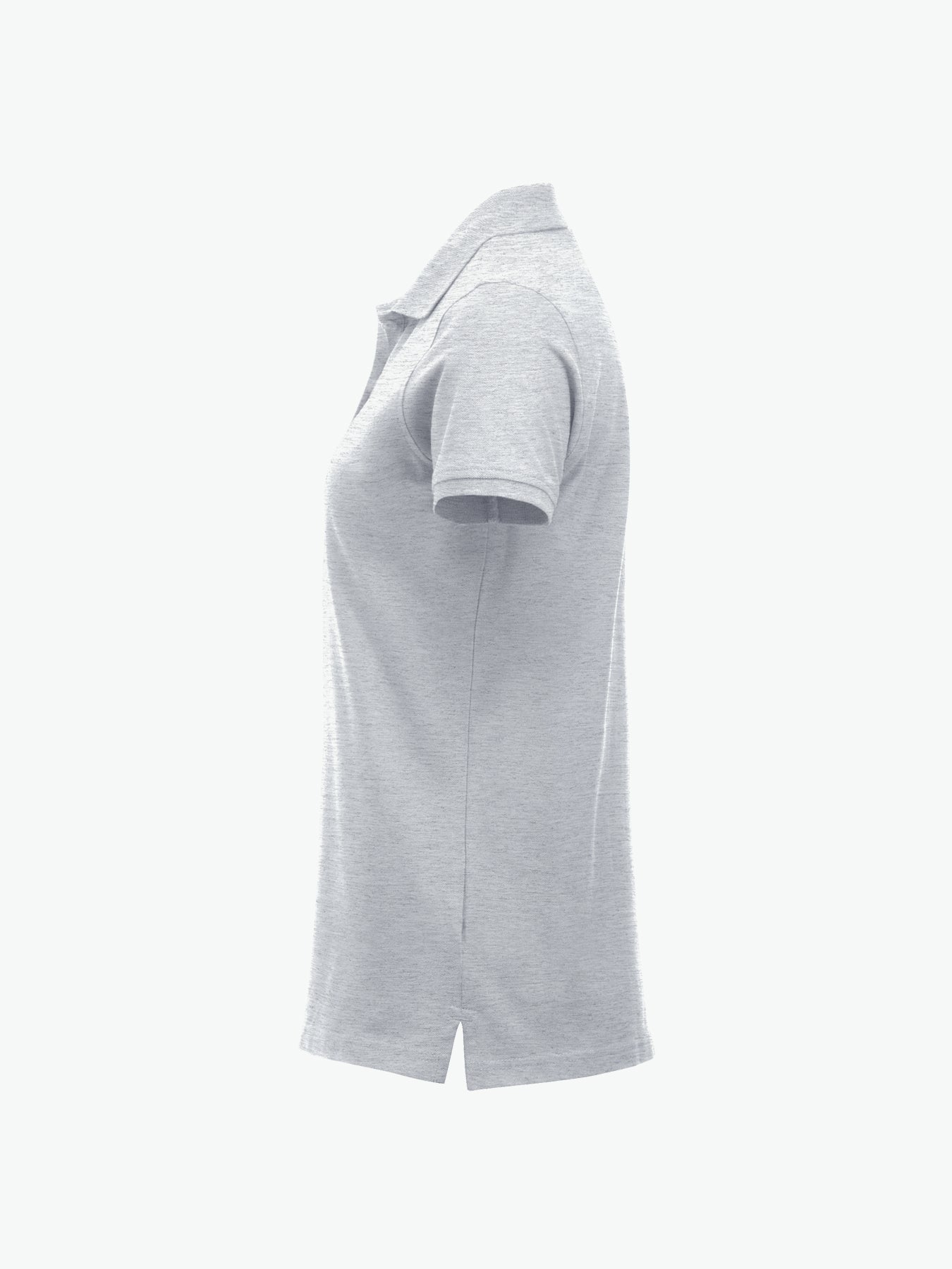 Clique Classic Marion S/S Polo - Ash Polo Dames Clique