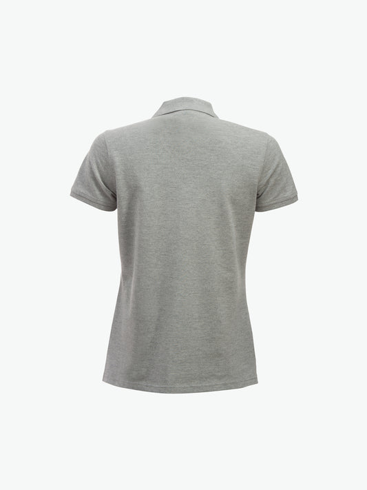 Clique Classic Marion S/S Polo - Grijsmelange Polo Dames Clique
