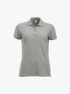 Clique Classic Marion S/S Polo - Grijsmelange Polo Dames Clique XS