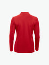 Clique Classic Marion L/S Polo - Rood Polo Dames Clique