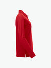 Clique Classic Marion L/S Polo - Rood Polo Dames Clique