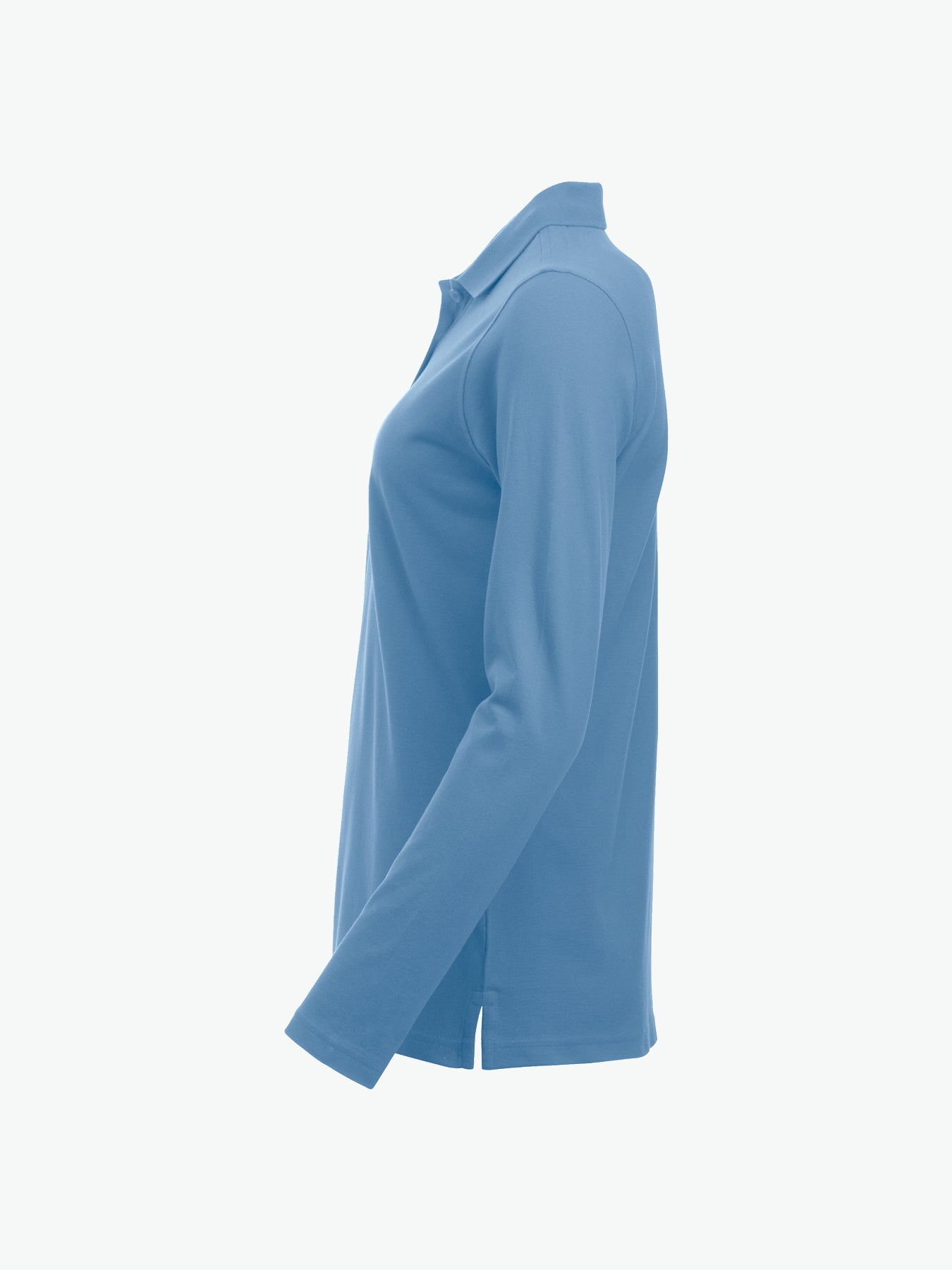 Clique Classic Marion L/S Polo - Lichtblauw Polo Dames Clique