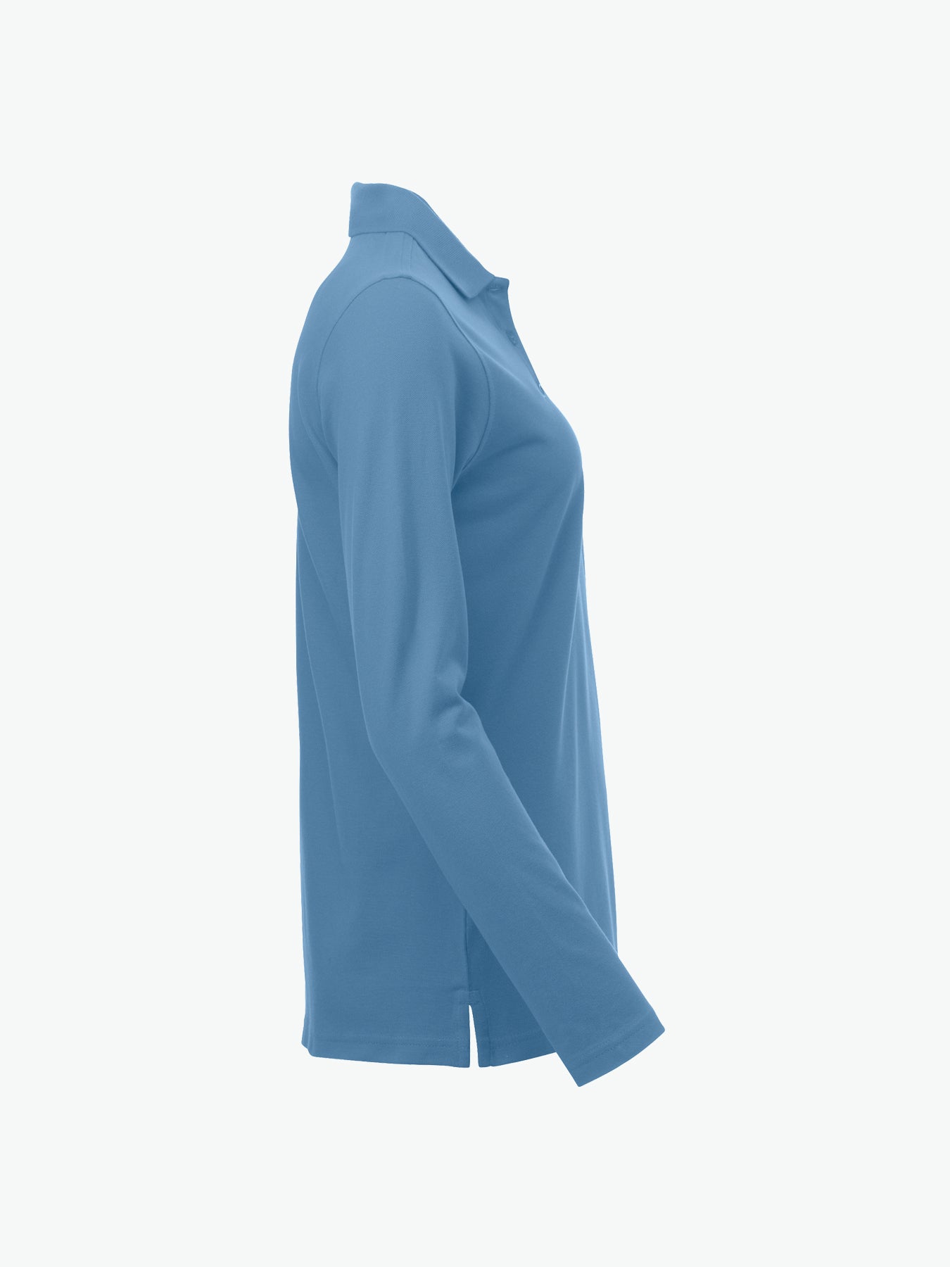 Clique Classic Marion L/S Polo - Lichtblauw Polo Dames Clique