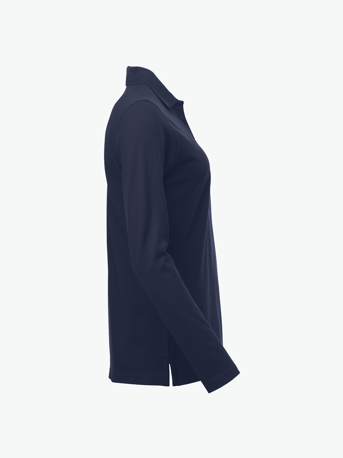 Clique Classic Marion L/S Polo - Dark Navy Polo Dames Clique