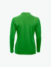 Clique Classic Marion L/S Polo - Appelgroen Polo Dames Clique