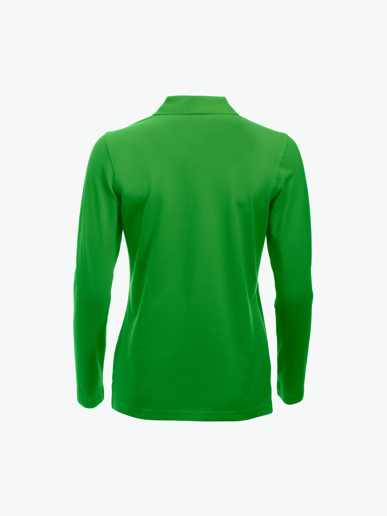 Clique Classic Marion L/S Polo - Appelgroen Polo Dames Clique