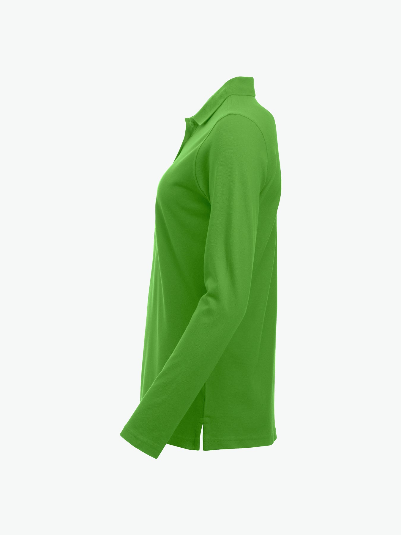 Clique Classic Marion L/S Polo - Appelgroen Polo Dames Clique
