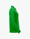 Clique Classic Marion L/S Polo - Appelgroen Polo Dames Clique