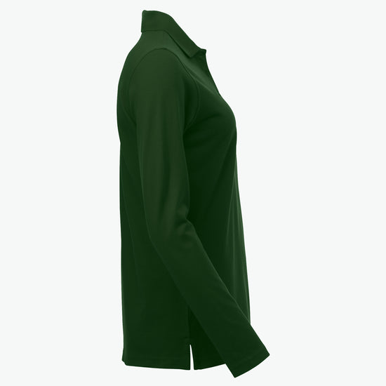 Clique Classic Marion L/S Polo - Flessengroen Polo Dames Clique