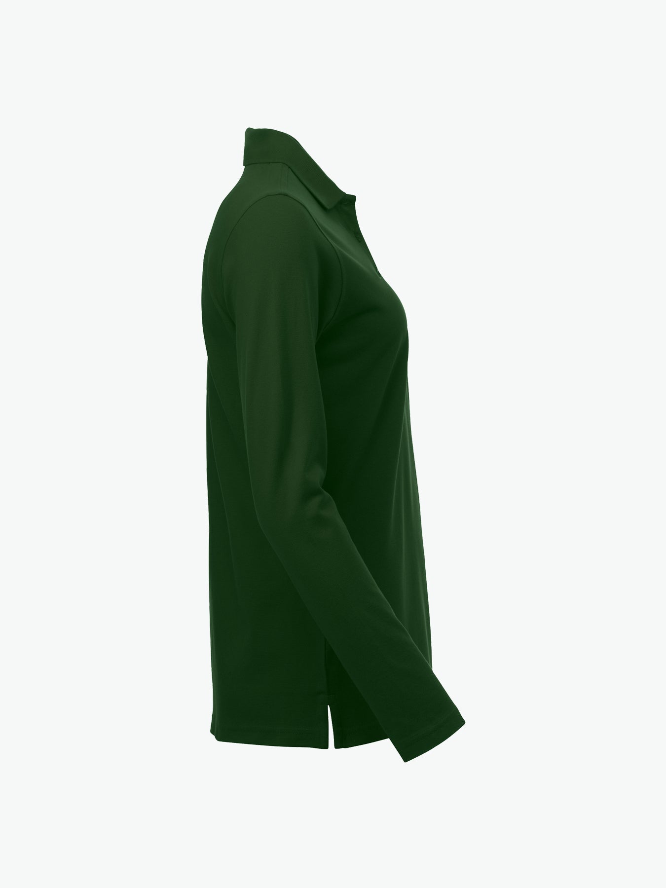 Clique Classic Marion L/S Polo - Flessengroen Polo Dames Clique