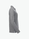 Clique Classic Marion L/S Polo - Grijsmelange Polo Dames Clique