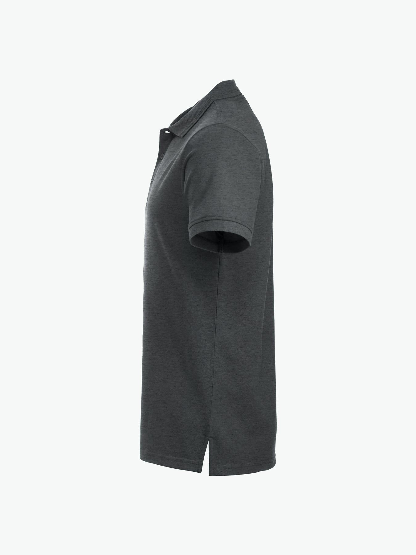 Clique Manhattan Polo - Antraciet Melange Polo Clique