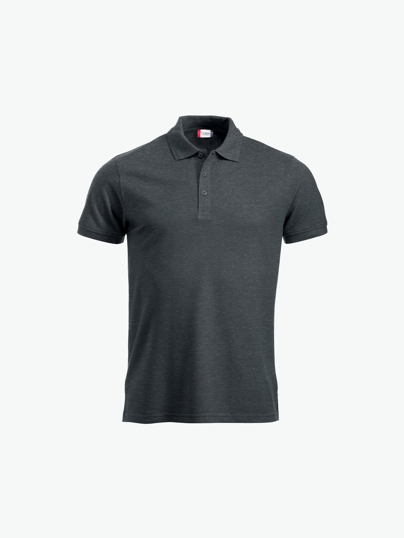 Clique Manhattan Polo - Antraciet Melange Polo Clique XS