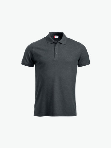 Clique Manhattan Polo - Antraciet Melange Polo Clique XS