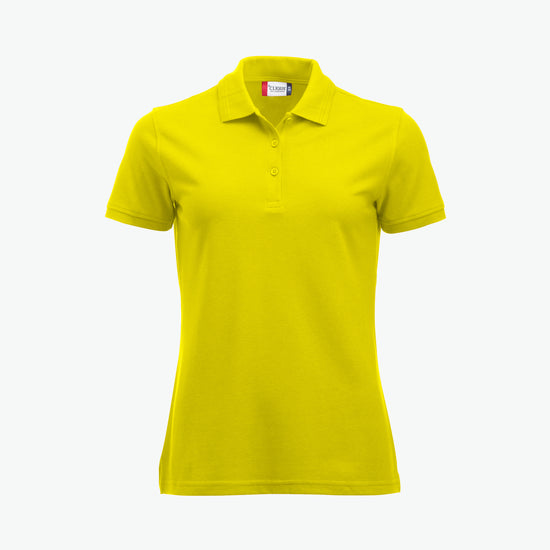 Clique Manhattan Women Polo - Signaalgeel Polo Dames Clique XS